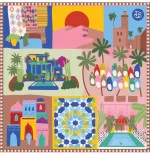 Marrakech plaj pareo %100 pamuk hafif ve nefes alabilir