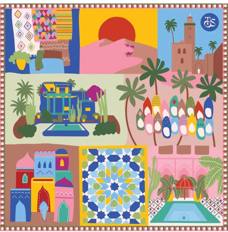 Marrakech plaj pareo %100 pamuk hafif ve nefes alabilir